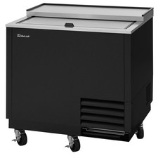 Turbo Air TBC36SBGFN 36 3/4 in 1Lid Black Glass Chiller