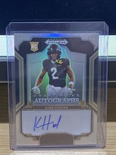 2025 Panini Prizm Draft Picks Kobe Hudson RC Draft Picks Autos Silver #DPA-KHN