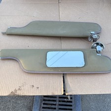 1968-1972 Oldsmobile Cutlass Original Sun Visors With Vanity Mirror Gold