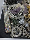 Nothing Wearable- All Broken-Junk Jewelry Craft Rhinestone & more 2lbs Lt#0776o — photo 9