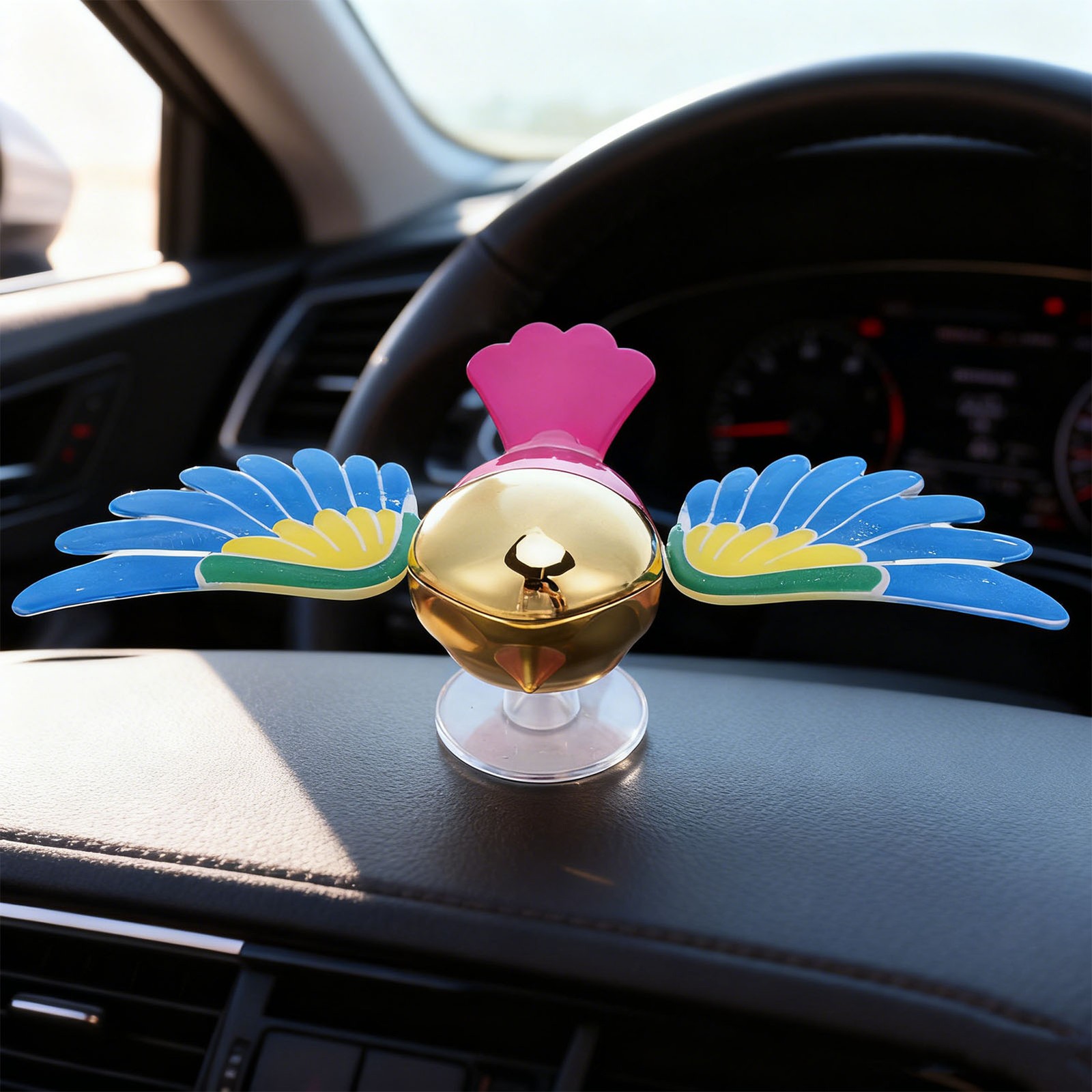 Fun Flaps Wings Flying Bird Wind Powered Car Rearview Mirror Flying Bird Popular