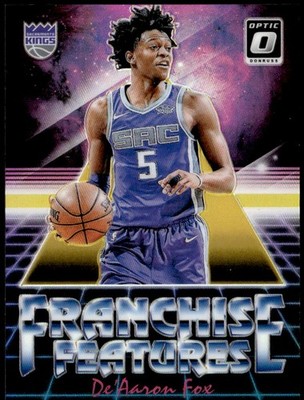 2018-19 Donruss Optic #26 De'Aaron Fox Franchise Features Gold #/10 E1
