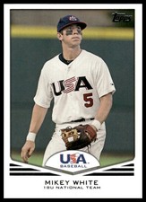 2011 Topps USA Baseball #USA-59 Mikey White NM+