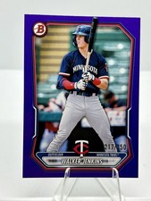2026 Bowman Walker Jenkins Paper Prospect Fuchsia Border /250 Twins BP-98