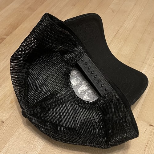 Surreal New York New Era 9Forty Snapback Camionero Malla Sombrero Negro Ala Curvada - Imagen 5 de 11