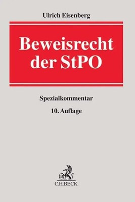 Beweisrecht der StPO | Spezialkommentar | Ulrich Eisenberg | Buch | LV | Deutsch