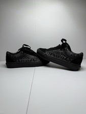 VANS Old Skool Skull Tapestry Raven Mens 3.5 Womens 5.   Pre-owned