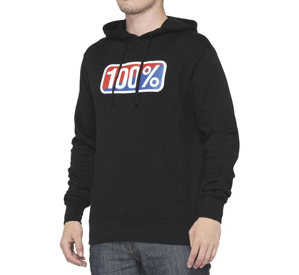 100% Classic Hoody - Black, Medium 20029-00031 - Image 4 of 4