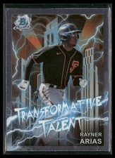 Rayner Arias Rookie 2023 Bowman Draft Transformative Talent San Francisco Giants