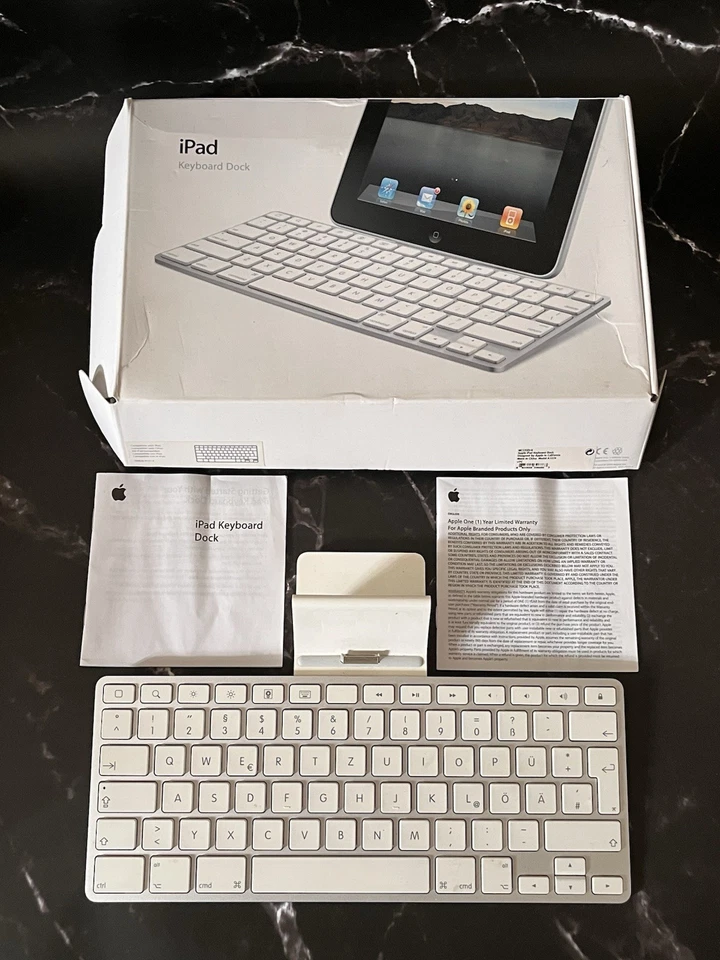 Original Apple Keyboard für iPad Dock Model A1359 Tablet Tastatur QWERTZ mit OVP