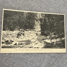 1911 New Mexico West Fork of Gila River Postcard Silver City