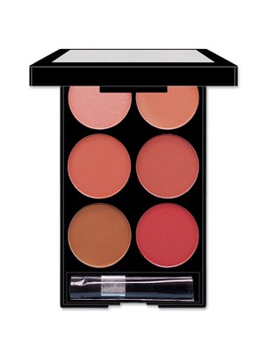 Multi-Color 6-Shade Blush Palette   Enhance Your Glow!