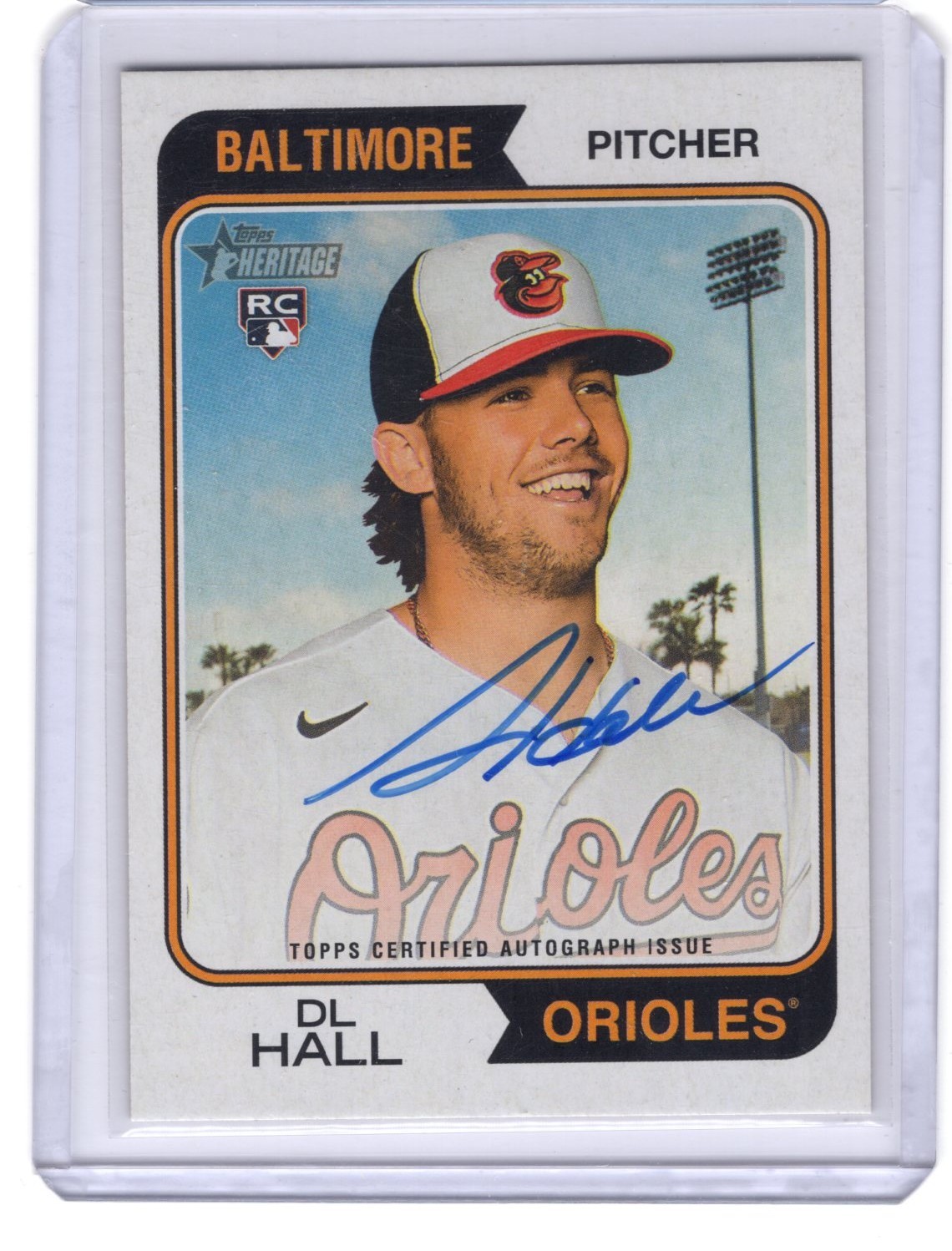 2023 Topps Heritage #ROA-DHL DL Hall Real One Autographs