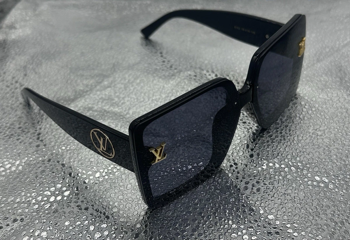 Louis Vuitton Black Plastic Frame Sunglasses for Women for sale | eBay