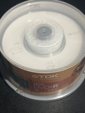 TDK Mini DVD-R 1.4GB 30min 1-4x Recordable Media 20 Pack Sealed Spindle New