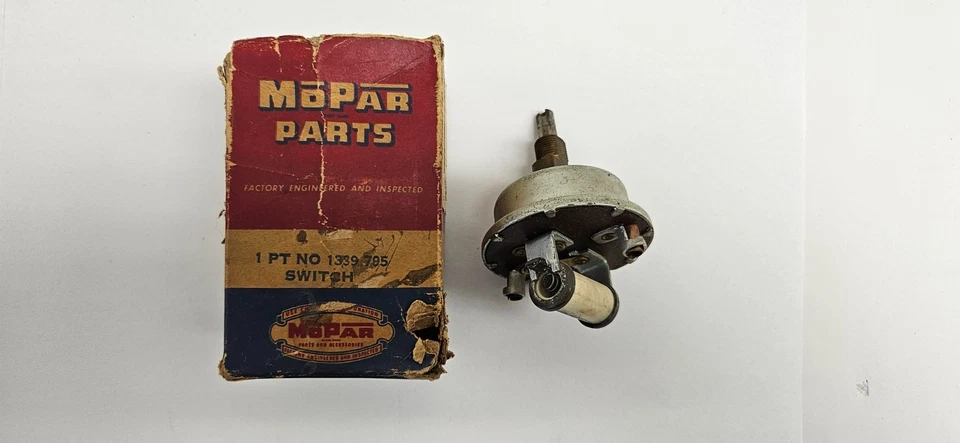 Interruptor descongelador Plymouth Dodge Desoto Chrysler 1951-1954 1339795 nuevo de stock Foto 2 de 4