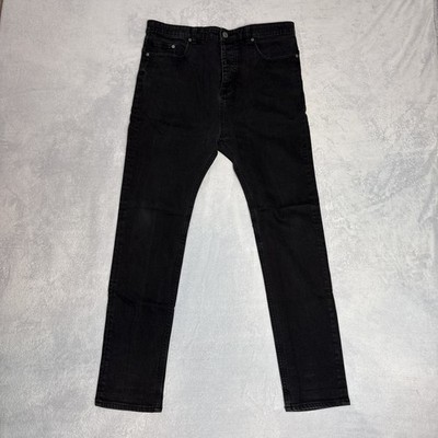Zanerobe Lo Blow Stretch Jeans Black Button Fly Mens Size 32x29 | eBay