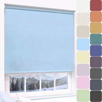BLACKOUT ROLLER BLIND 100% THERMAL PREMIUM BLACKOUT CHILD SAFE 240cm x 210cm