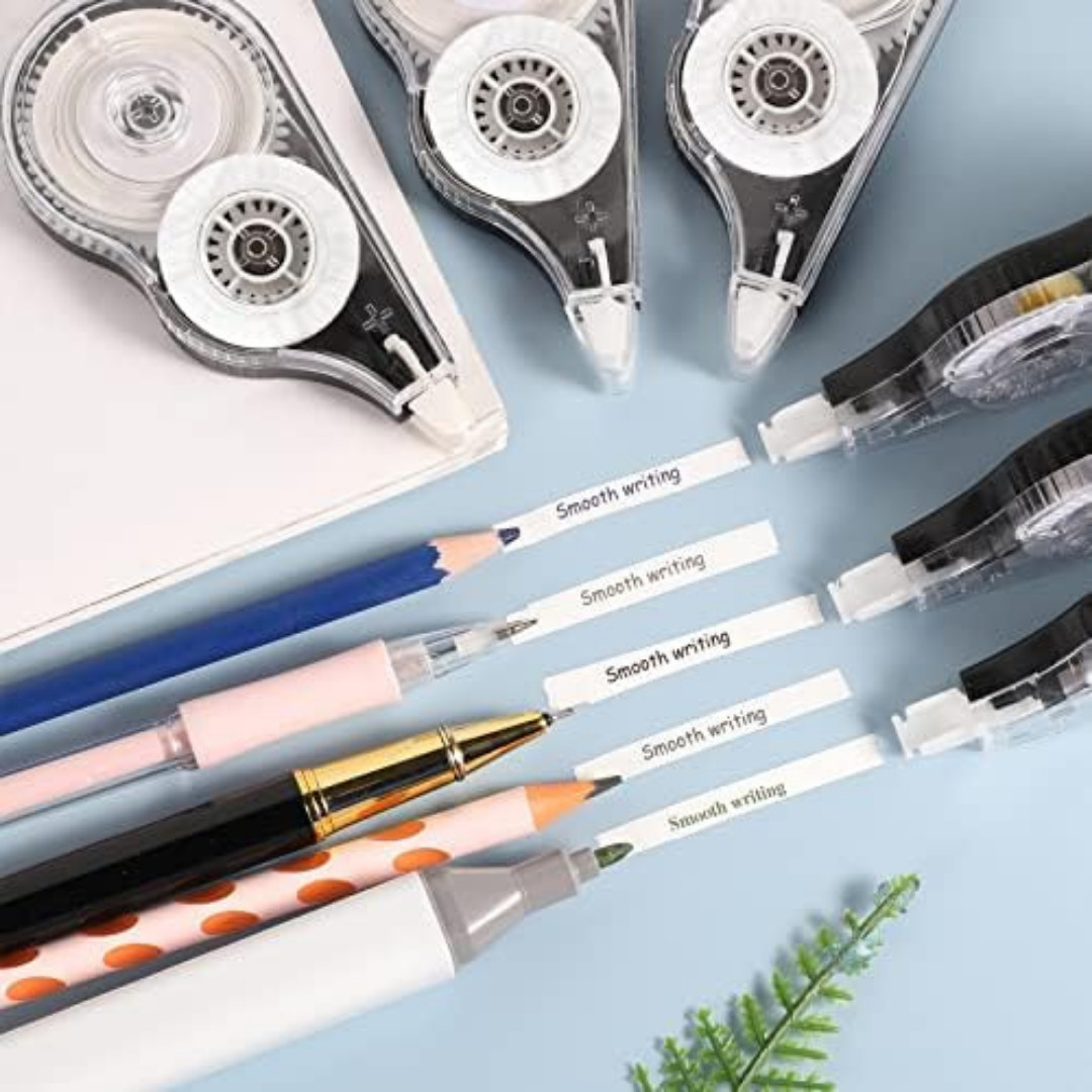 12 Pack White Out Tape Correction Tape, 39 Feet Each Whiteout Roller Correction