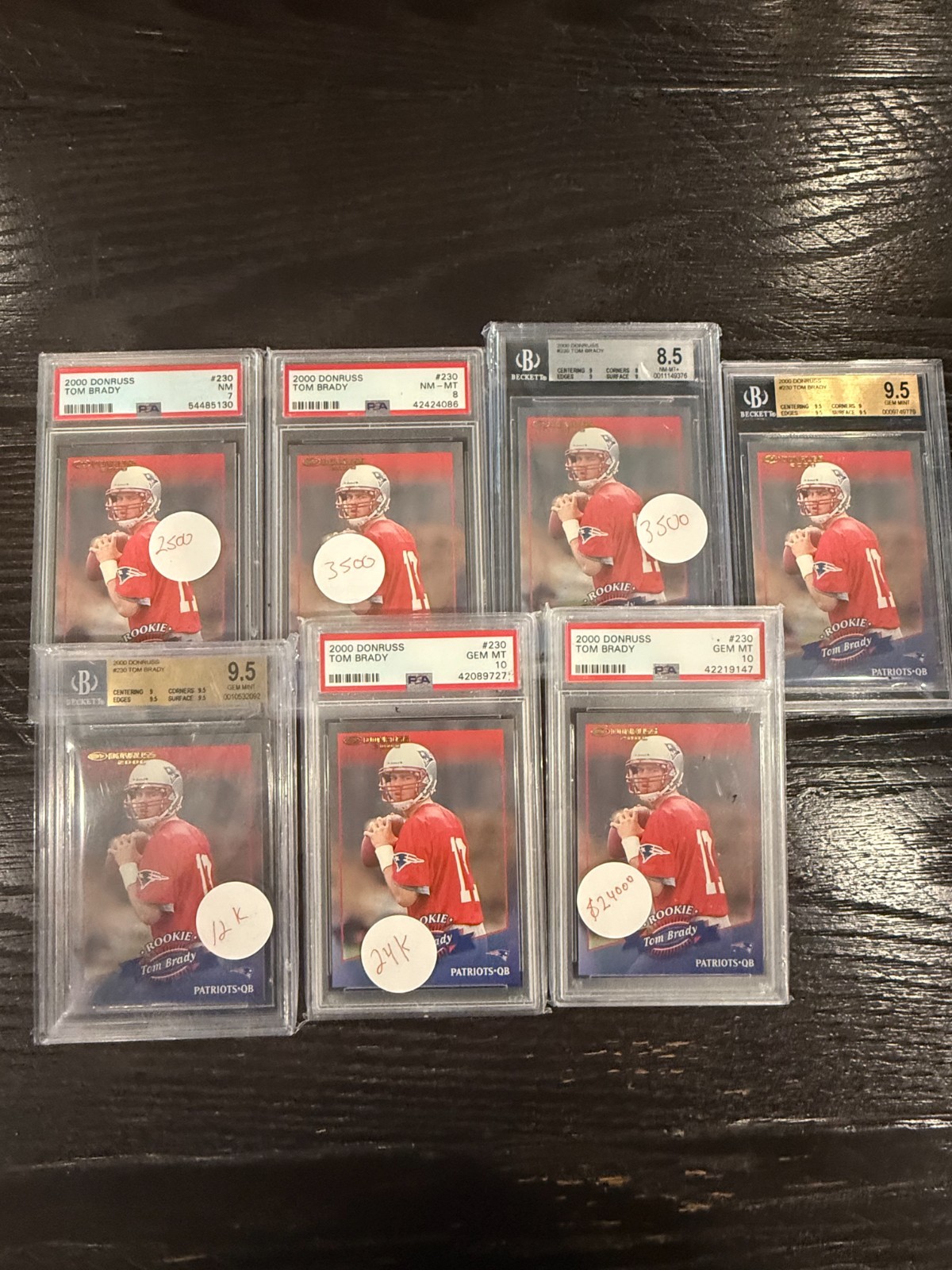 2000 Tom Brady Super Rookie Collection 200+ card lot SPX/CONTENDERS/EX, etc GOAT view 17