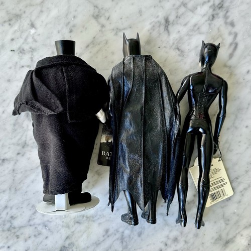 Vintage 1991 Applause Batman Returns Action Figures Set Of 3 Catwoman Penguin - Picture 2 of 13