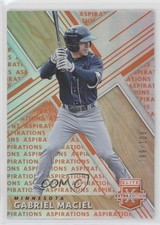 2019 Panini Elite Extra Edition Aspirations Orange /100 Gabriel Maciel #134 s3g