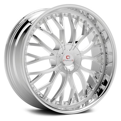 Cavallo CLV-33 Wheel 18x8 (35, 5x120.65, 74.1) Chrome Single Rim