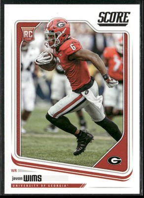 Javon Wims 2018 Score #421 Georgia Bulldogs