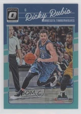 2016-17 Panini Donruss Optic Aqua Prizm /25 Ricky Rubio #127