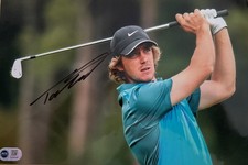 Tommy Fleetwood signed 12x8 photo Image D RACC Trusted ACG CERT