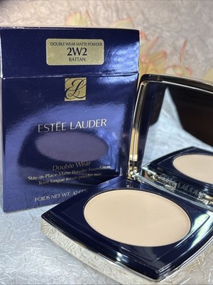 Estee Lauder Double Wear Matte Powder Foundation - 2W2 Rattan - FS NIB Free Ship
