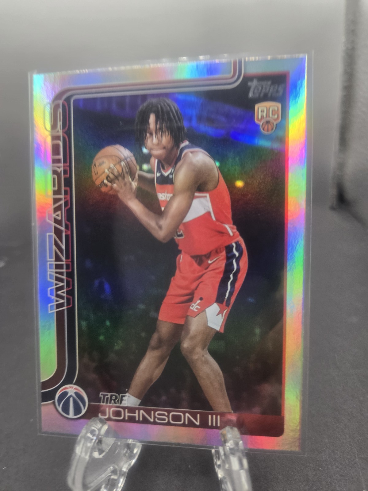 2025-26 Topps - Tre Johnson #206 Rainbow Foilboard (RC)