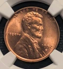 H) Lot of 4: 1952 (D) Lincoln Wheat Pennies NGC-CERTIFIED MS64 RED 🔥 🔥 🍒🍒1¢