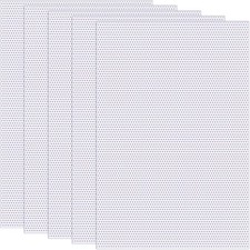 5 Sheets 0.5mm White Fursuit Eyes Mesh, Waterproof Printable PVC Eye Mesh Sheet