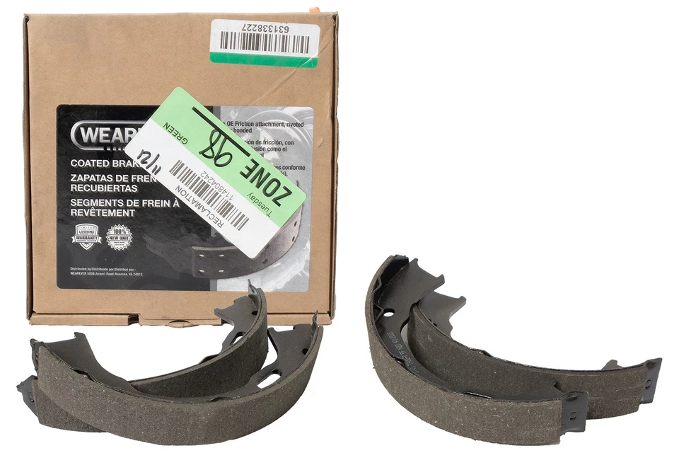 Wearever Parking Brake Shoes Fit 96-02 Ford Crown Victoria Lincoln Town Car S745 - Image 3 of 4