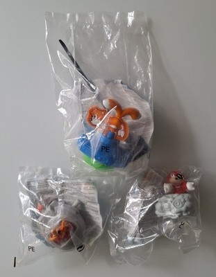 MCDONALD'S HAPPY MEAL 1995 - KONVOLUT 3 FIGUREN - SONIC THE HEDGEHOG - SEGA  OVP
