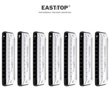 EASTTOP MS030-7 MAXWELL ST Blues Harmonica set 10Hole diatonic Mouth Organ Lot