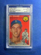 1954 Topps Al Kaline #201 PSA/DNA Certified Auto
