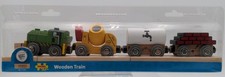 Big Jig Rails BJT497 Wooden Construction Train Set 3 Years Hand Crafted