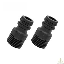 2/20PCS 1/2" BSP Threaded Tap Adapter, Quick Connectors for Garden Hose, Irrigat