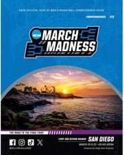 2026 NCAA Tournament Basketball March Madness 1st & 2nd Round Program San Diego