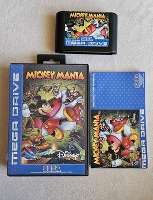 MICKEY MANIA SEGA MEGA DRIVE PAL COMPLETE IN BOX
