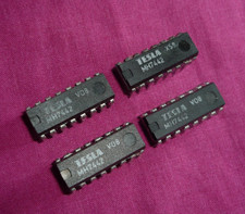 4pcs. TESLA Microchip MH7442 BCD-to-Decimal Decoder 1-of-10 IC 16-pin DIP