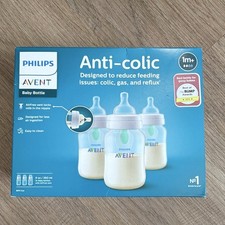 Philips AVENT Anti-Colic Bottle Set 4 Pack 9oz/260ml Medium Flow SCY703/03