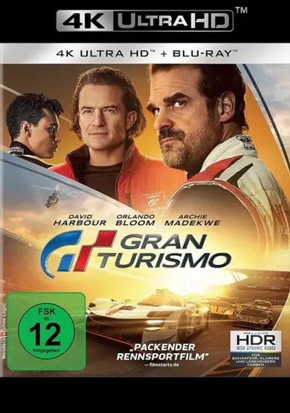 Gran Turismo (Ultra HD Blu-Ray & Blu-Ray) | 4K Ultra HD Blu-Ray + Blu-Ray | 2024-image