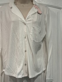 Victoria's Secret Collared Button Pajama Set S Long Sleeve / Pants