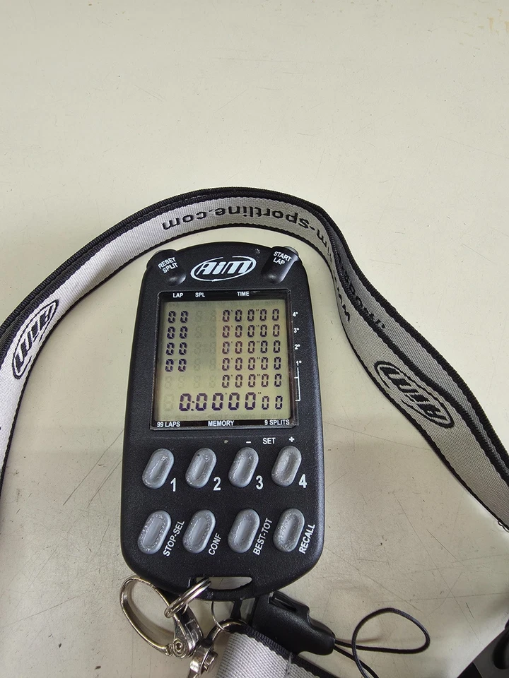 AIM Multichron X02CHRN05 Black - Up to 4 Drivers Handheld Digital Stopwatch - Image 2 of 3