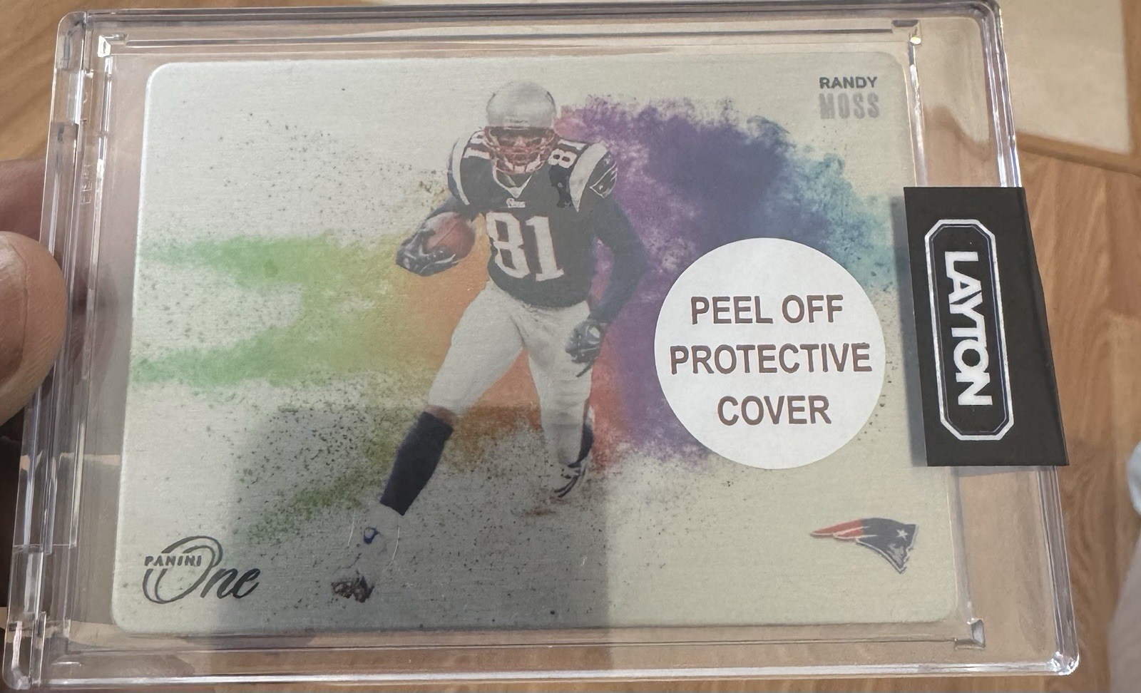 2024 Panini One Football #CB-RMS Randy Moss METAL COLOR BLAST Case Hit SSP