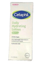      Cetaphil Daily Hydrating Lotion Oil Free   3 fl oz   Hyaluronic Acid