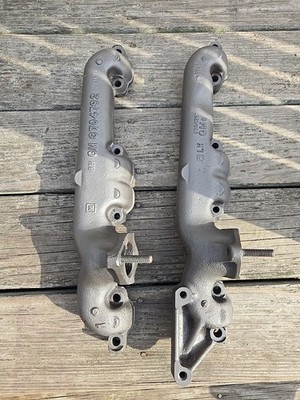 1955 1956 Chevrolet Corvette Belair 265 V8 Exhaust Manifolds 150 210 Chevy OEM